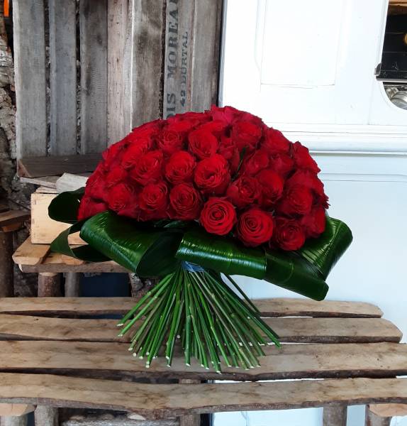 Création florale pour la Saint Valentin à Elbeuf