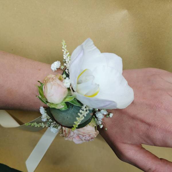 Bracelet en fleur pour mariage