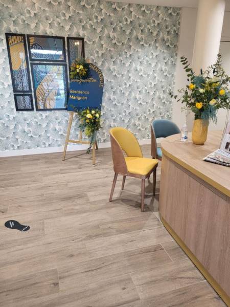 Décoration florale pour inauguration d'une nouvelle résidence